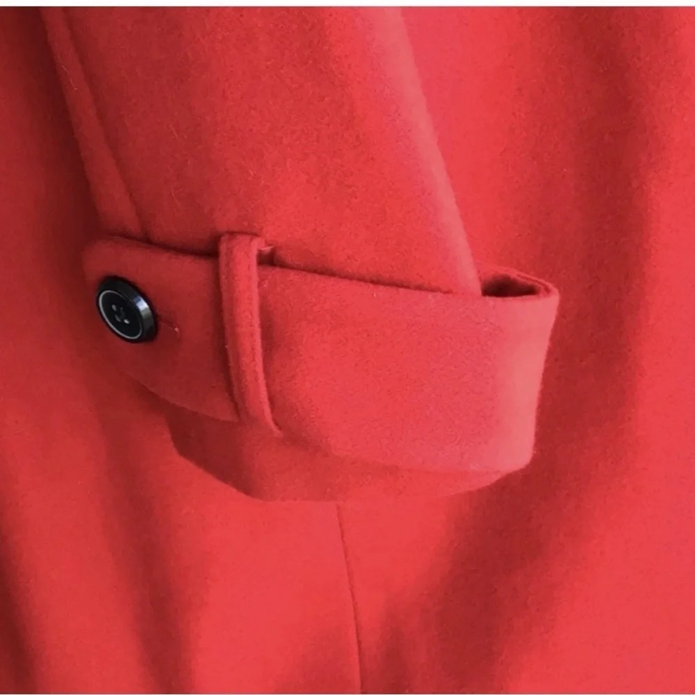 Old Navy Vibrant Red Double-Breasted Bomber Jacket